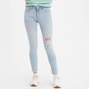 Levi's 710 Super Skinny Distressed Jeans 30